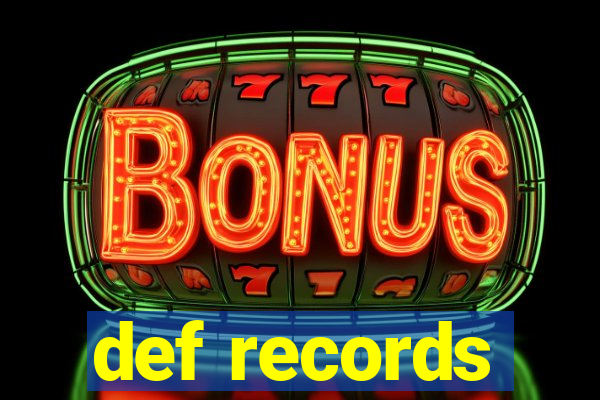 def records