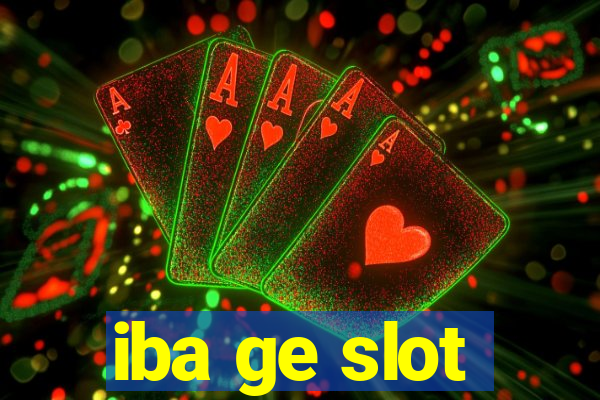 iba ge slot