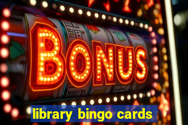 library bingo cards