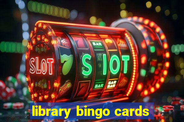 library bingo cards