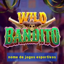 nome de jogos esportivos