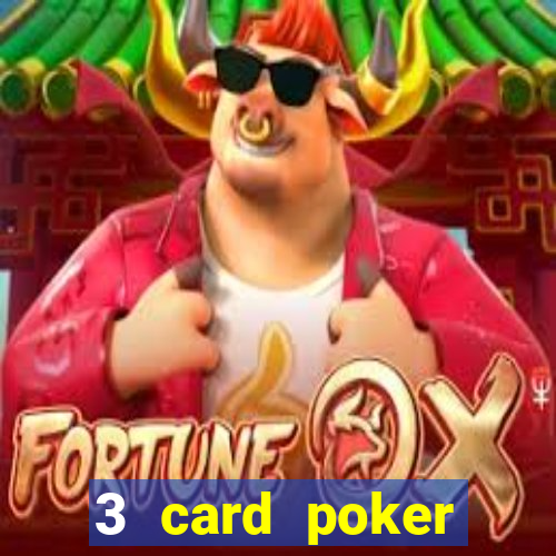 3 card poker casino rules