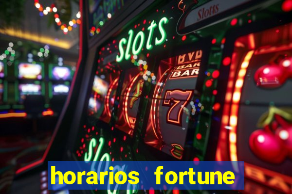 horarios fortune tiger madrugada