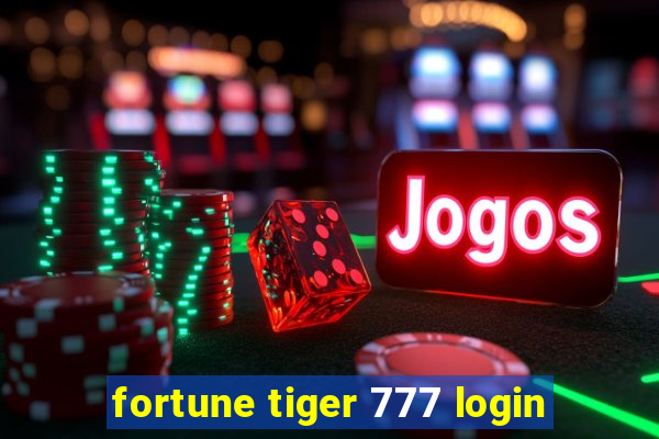 fortune tiger 777 login