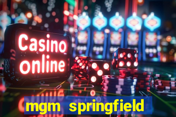 mgm springfield slot payout percentage