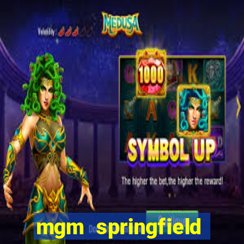 mgm springfield slot payout percentage