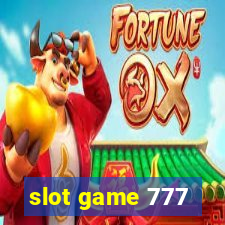 slot game 777