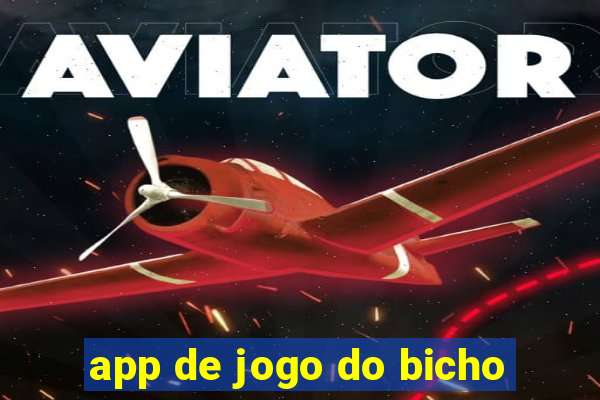 app de jogo do bicho