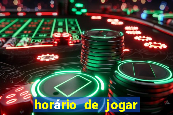 horário de jogar fortune rabbit