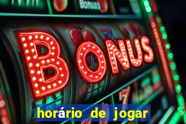 horário de jogar fortune rabbit