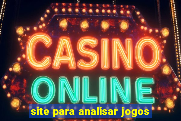 site para analisar jogos