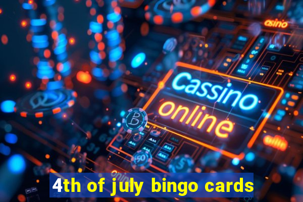 4th of july bingo cards