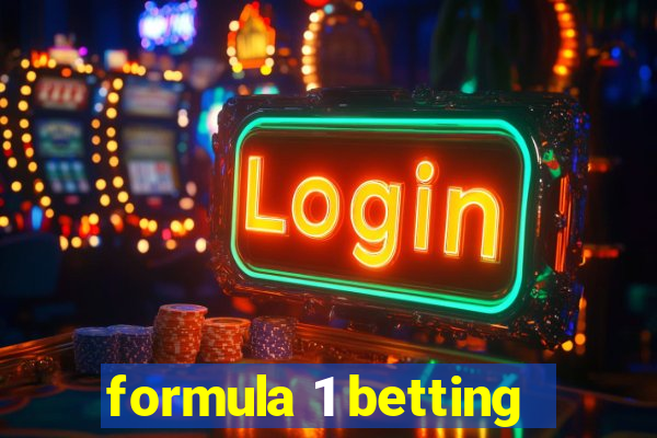 formula 1 betting