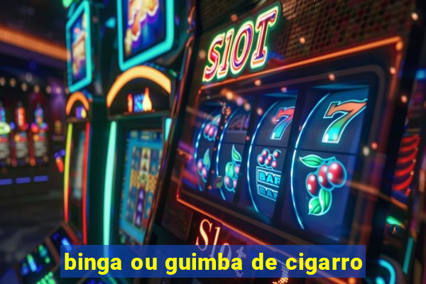 binga ou guimba de cigarro