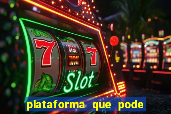 plataforma que pode depositar 1 real