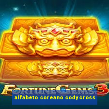 alfabeto coreano codycross