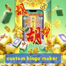 custom bingo maker