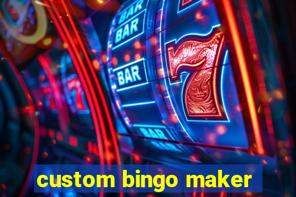 custom bingo maker