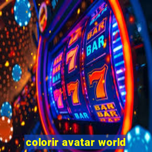 colorir avatar world