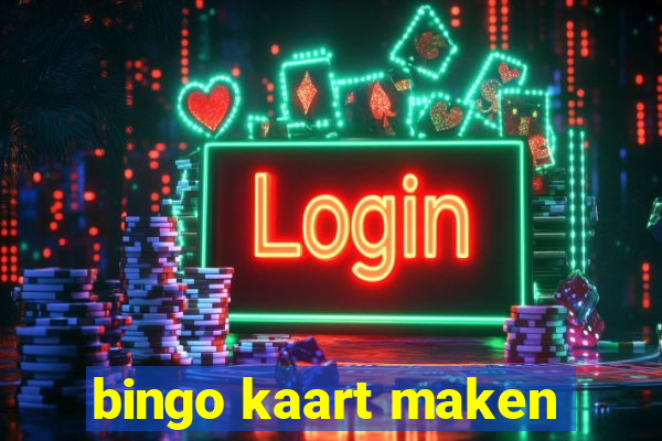 bingo kaart maken