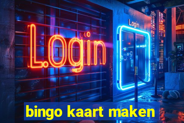 bingo kaart maken