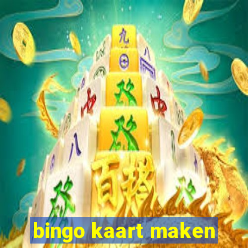 bingo kaart maken