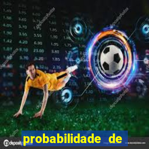 probabilidade de jogos de futebol de hoje