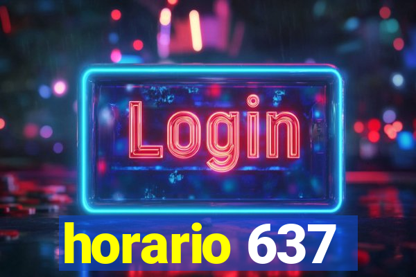 horario 637