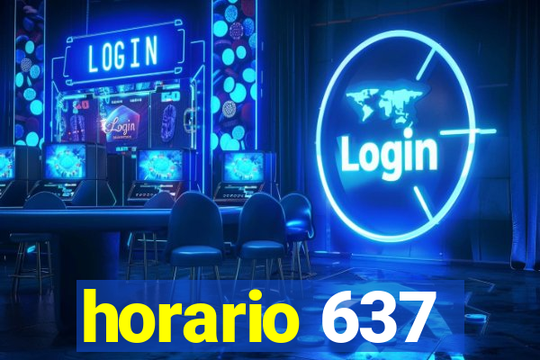 horario 637