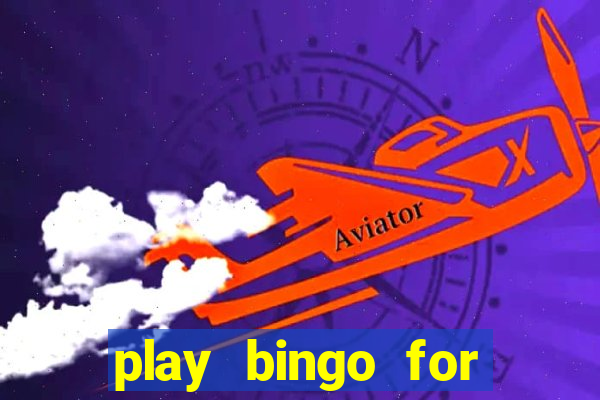 play bingo for money online