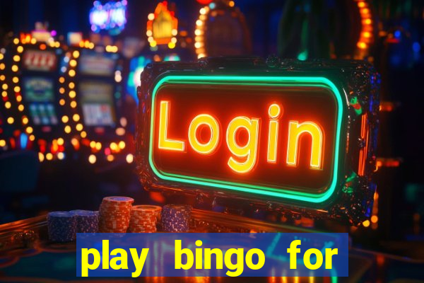 play bingo for money online