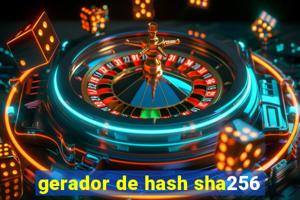 gerador de hash sha256