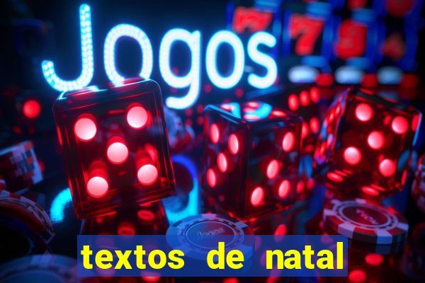 textos de natal para leitura