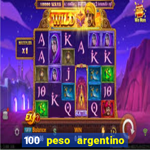 100 peso argentino em real