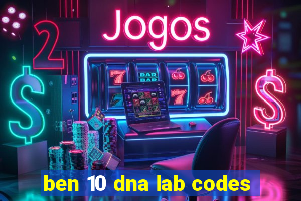 ben 10 dna lab codes