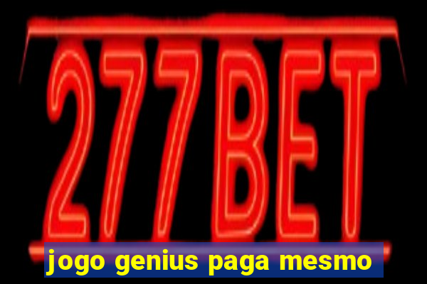 jogo genius paga mesmo