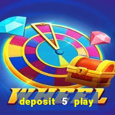 deposit 5 play with 30 bingo