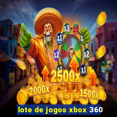 lote de jogos xbox 360