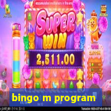 bingo m program