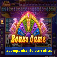 acompanhante barreiras