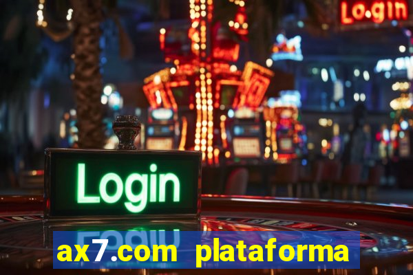 ax7.com plataforma de jogos