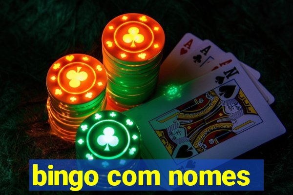 bingo com nomes