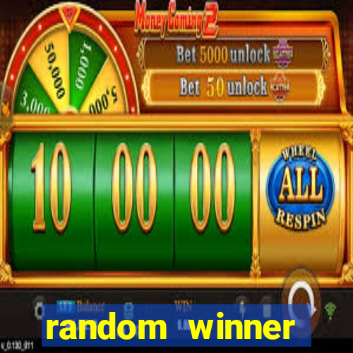 random winner triple play slot