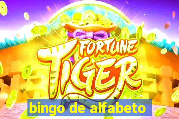 bingo de alfabeto