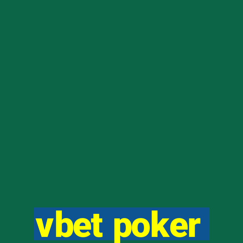 vbet poker