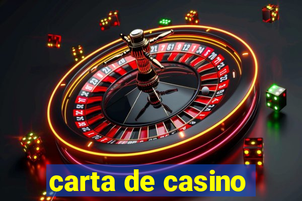 carta de casino