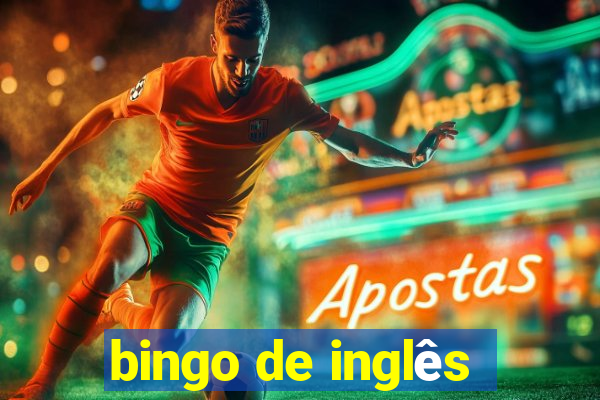 bingo de inglês