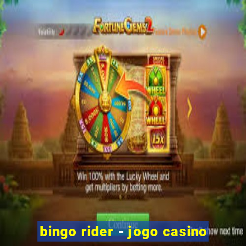 bingo rider - jogo casino