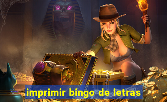 imprimir bingo de letras