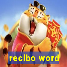 recibo word